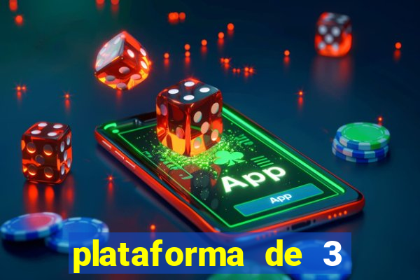 plataforma de 3 reais jogo